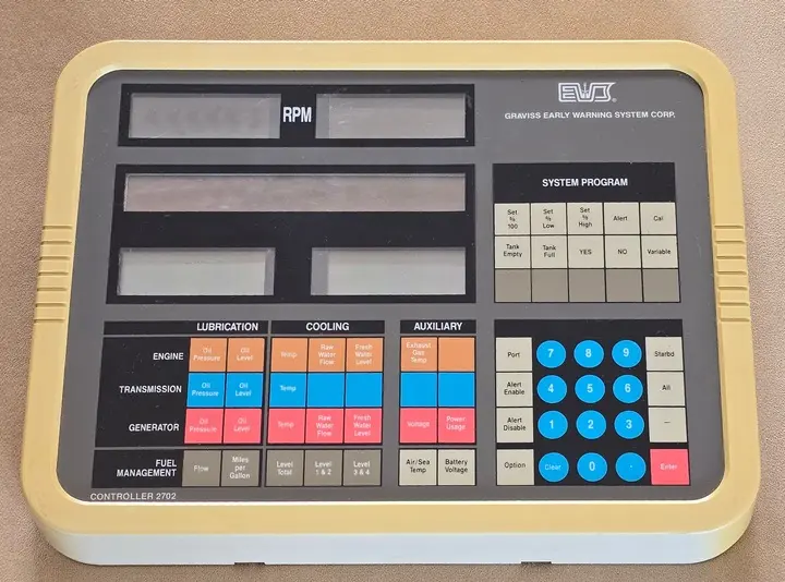 Ship engine monitoring system
